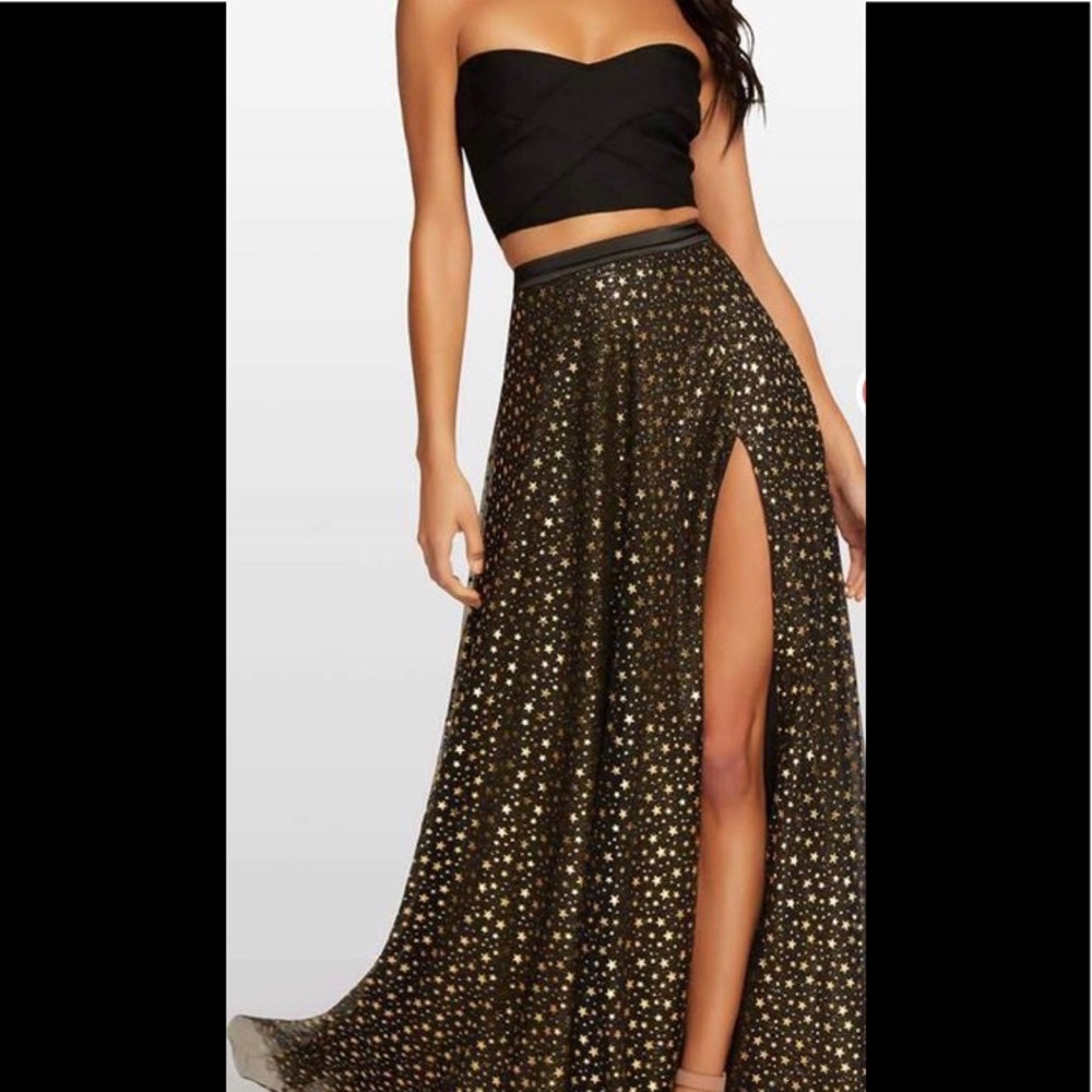 2 piece crop top dress